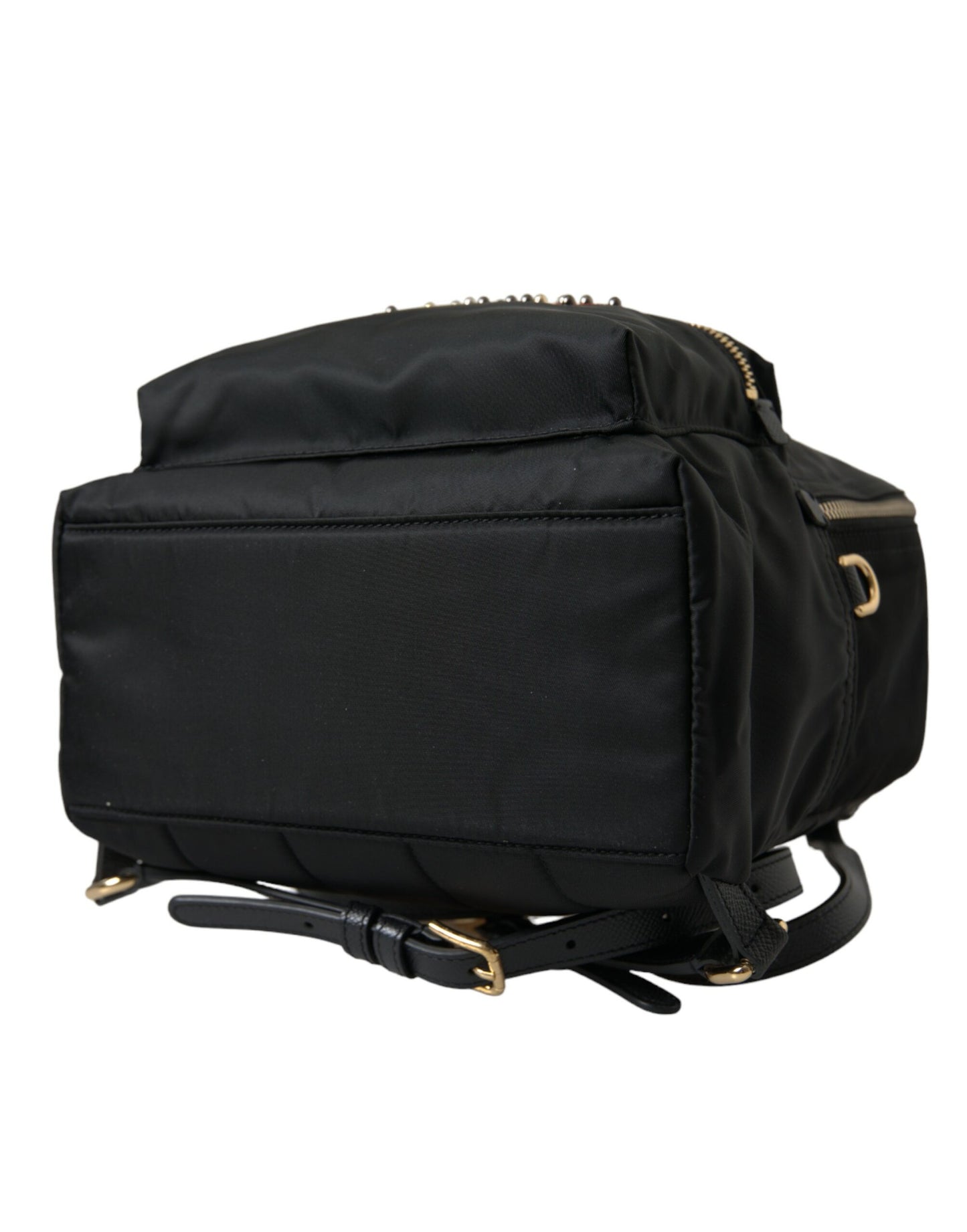 Dolce & Gabbana Black #DGFAMILY Embellished Backpack VULCANO Bag Dolce & Gabbana