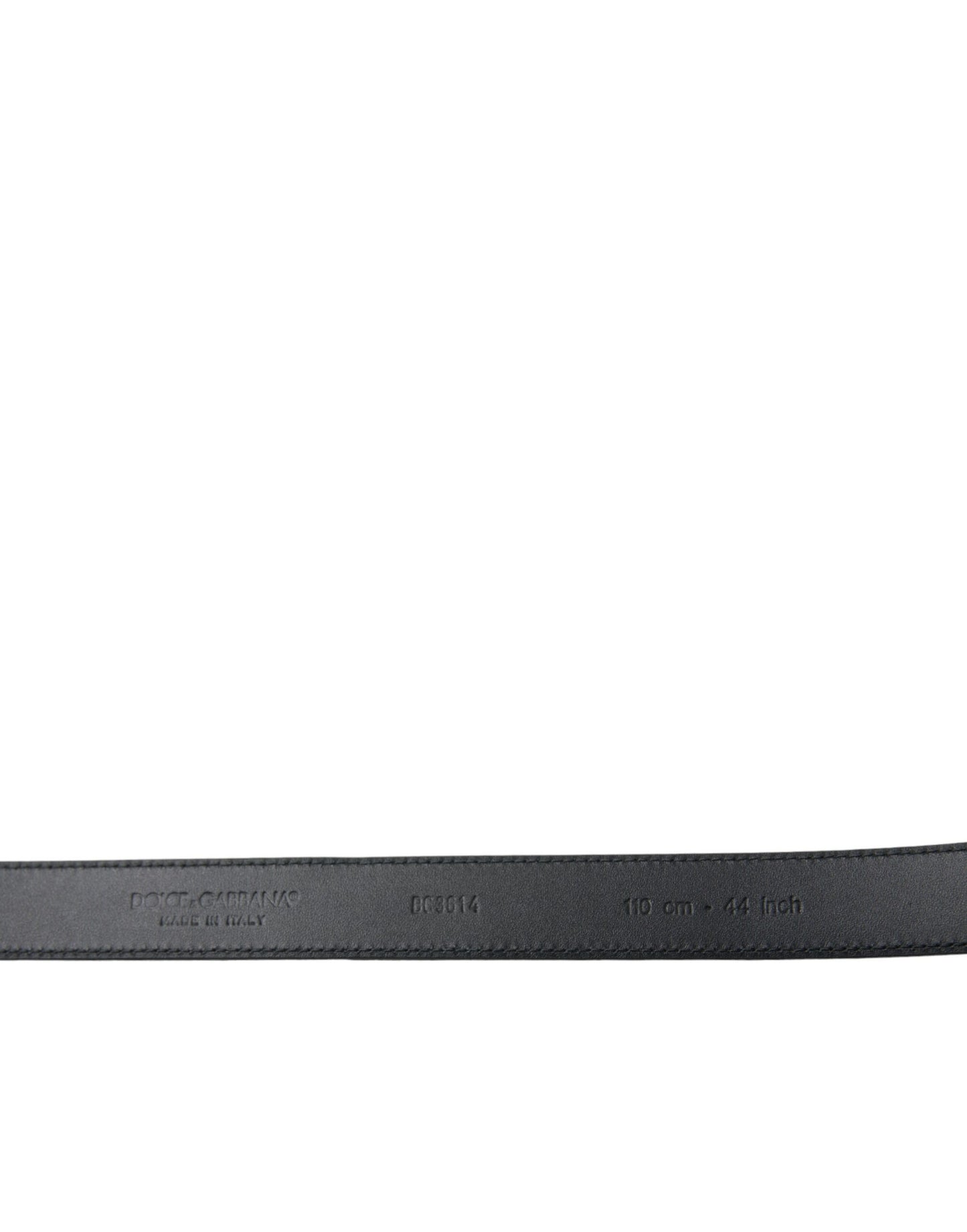 Dolce & Gabbana Black Suede Leather Gold Metal Buckle Belt Dolce & Gabbana
