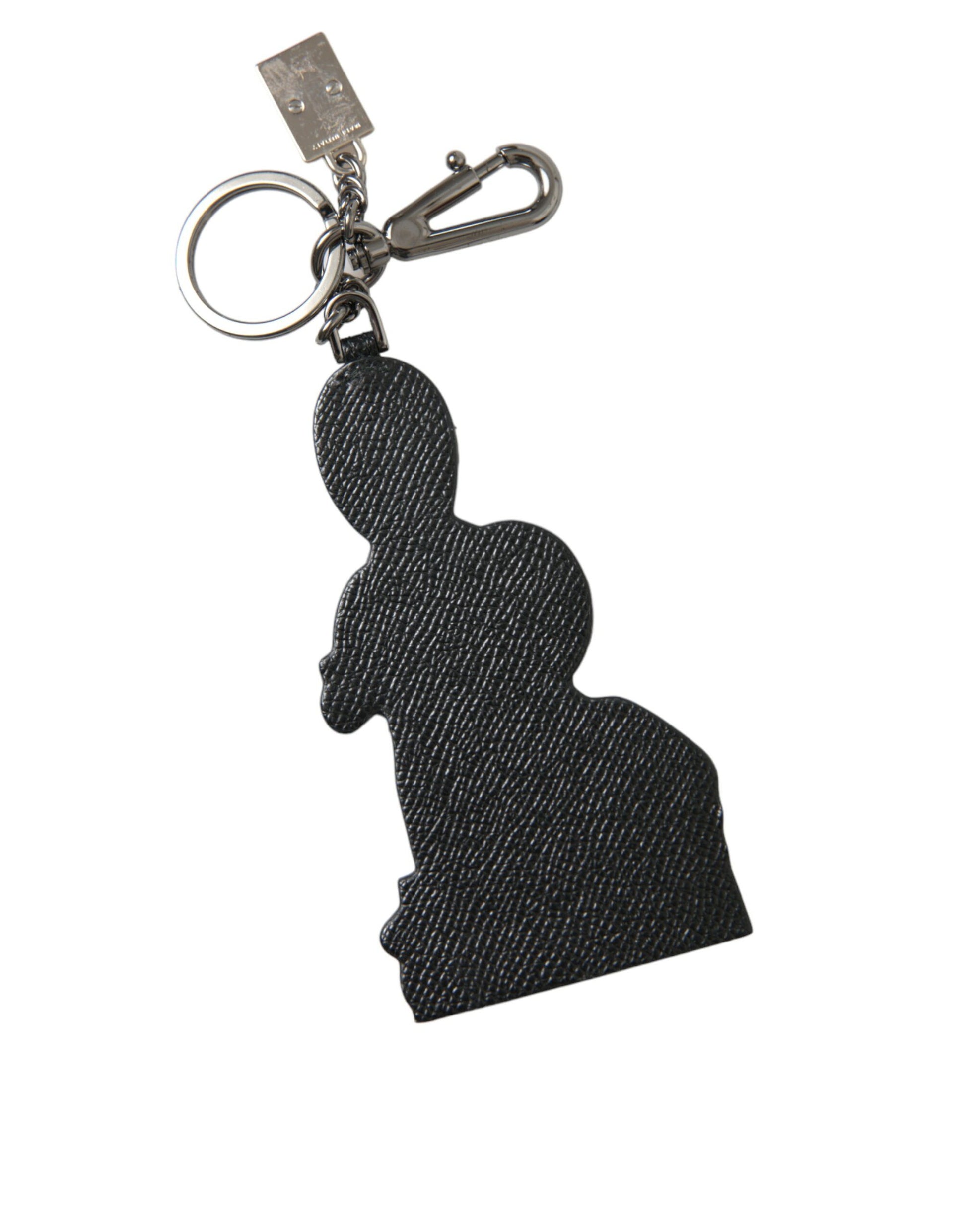 Dolce & Gabbana Leather Dominico Stefano #DGFAMILY Logo Badge Keychain Dolce & Gabbana