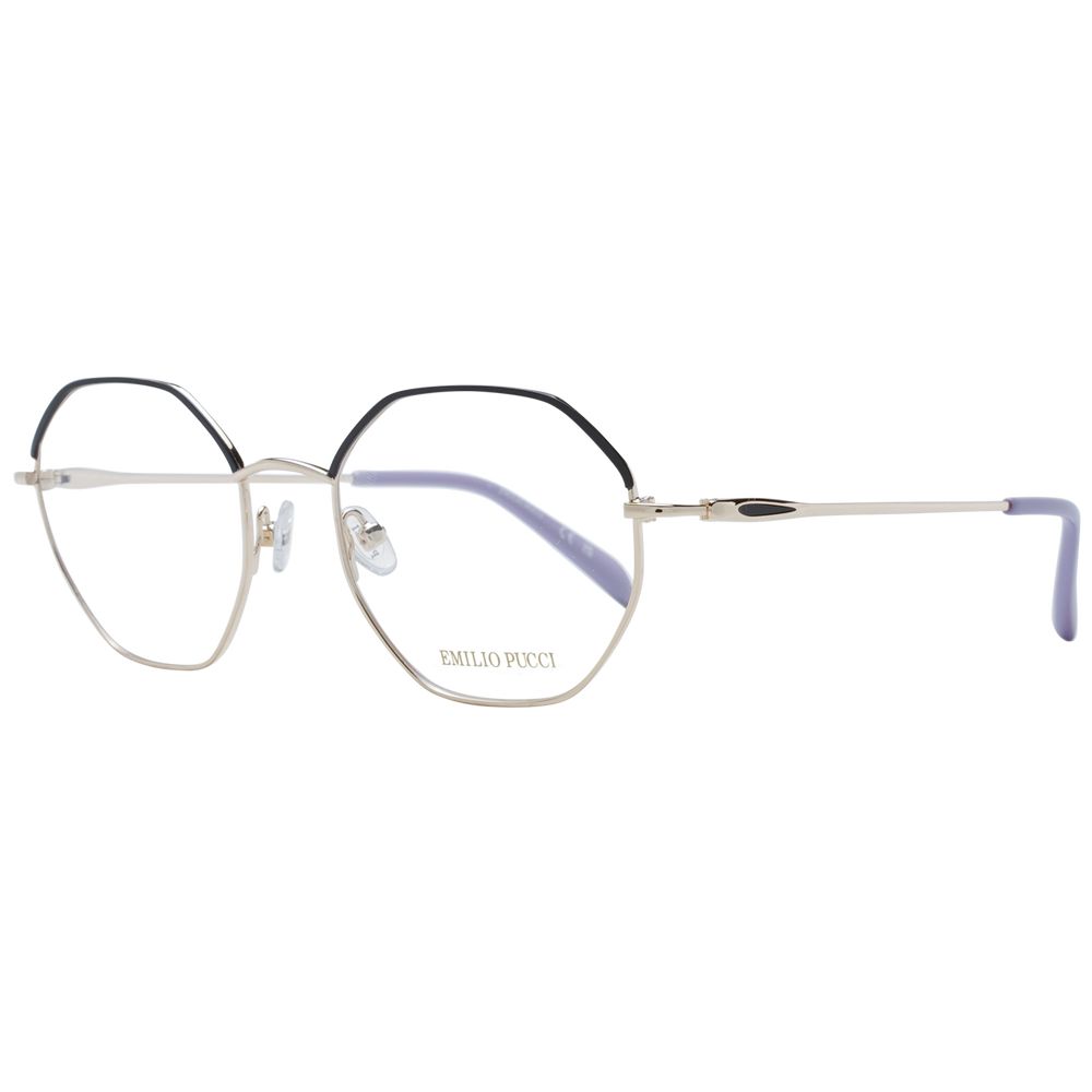 Emilio Pucci Black Metal Glasses Frames