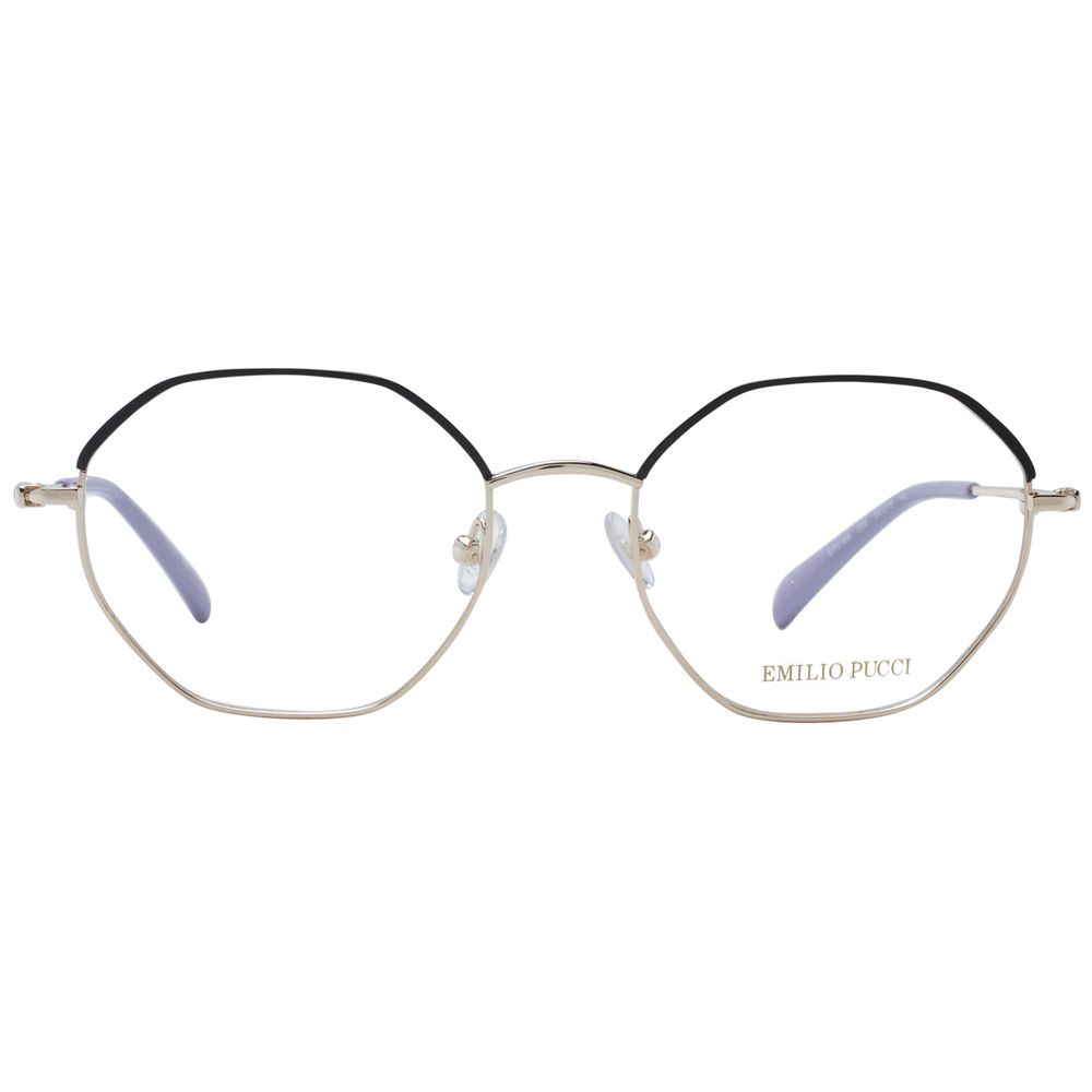 Emilio Pucci Black Metal Glasses Frames