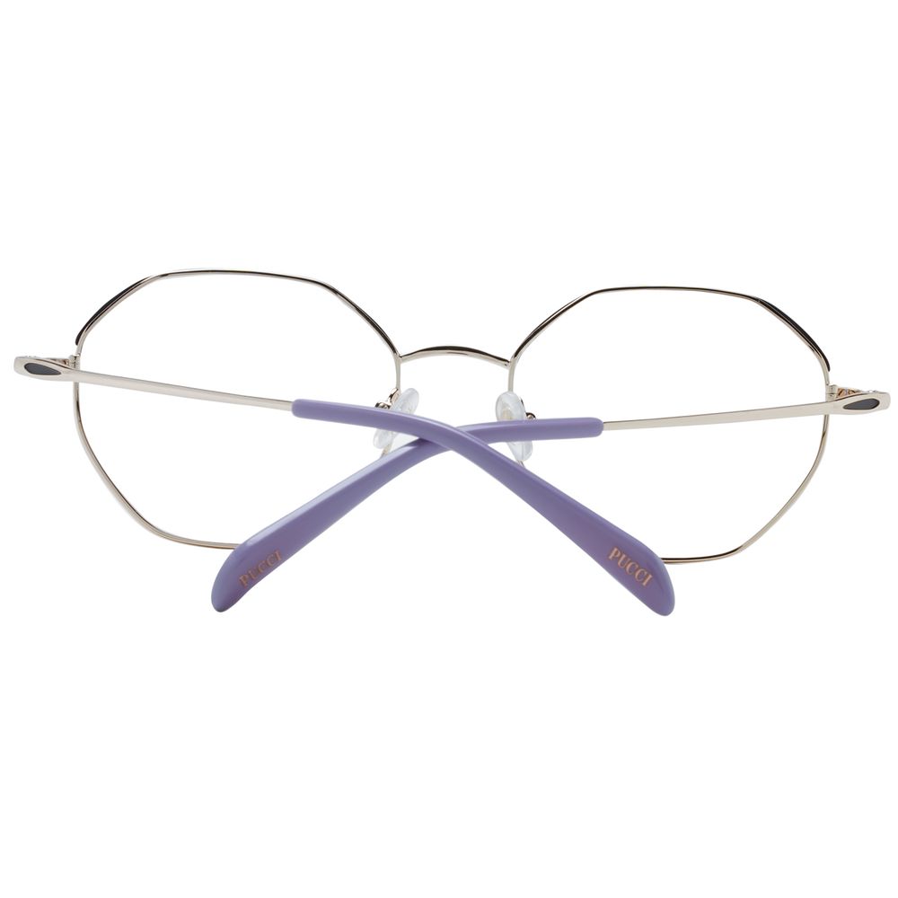 Emilio Pucci Black Metal Glasses Frames