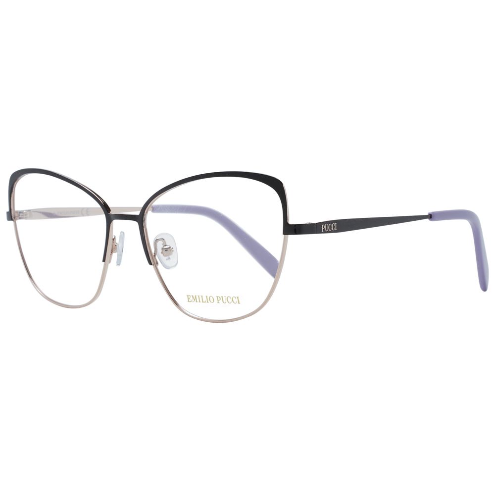 Emilio Pucci Black Metal Glasses Frames