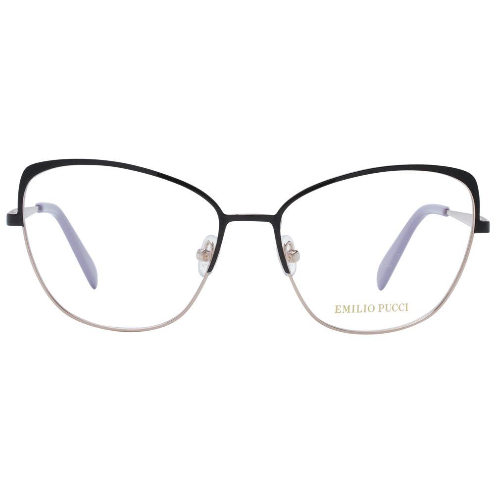 Emilio Pucci Black Metal Glasses Frames