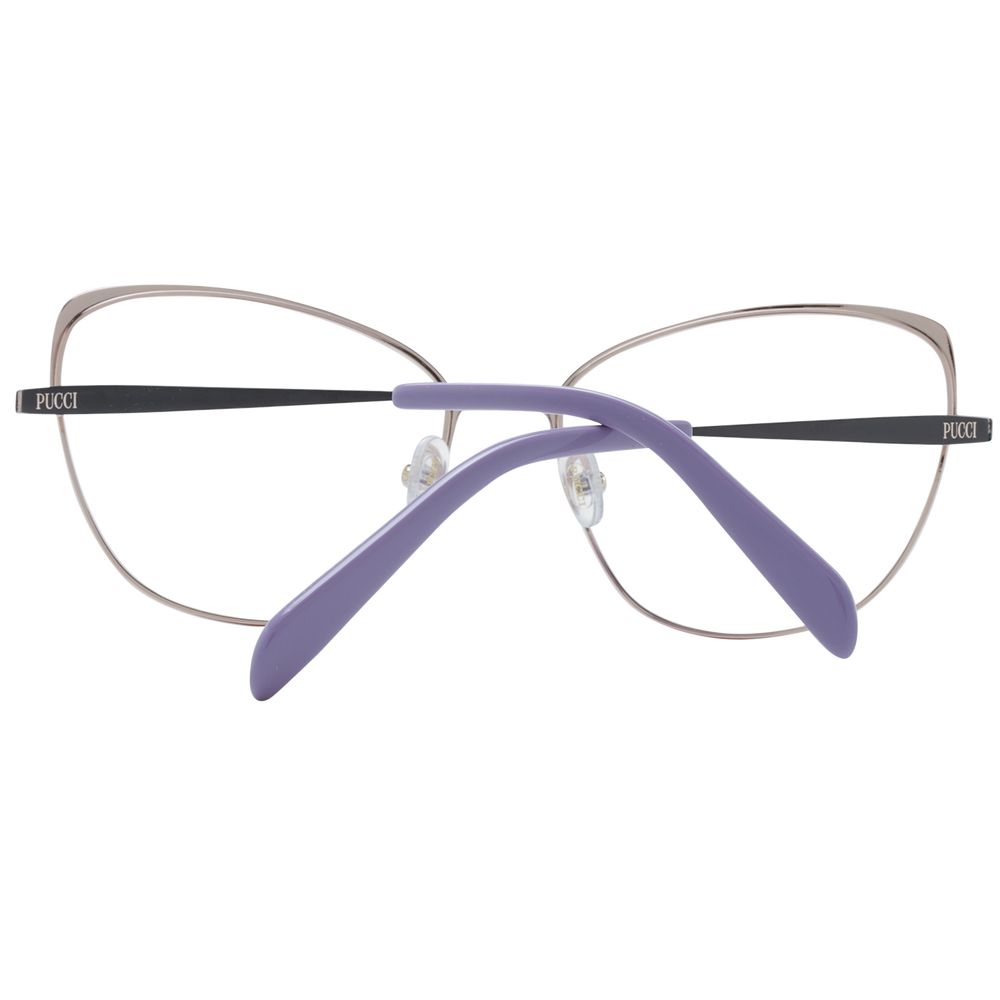 Emilio Pucci Black Metal Glasses Frames