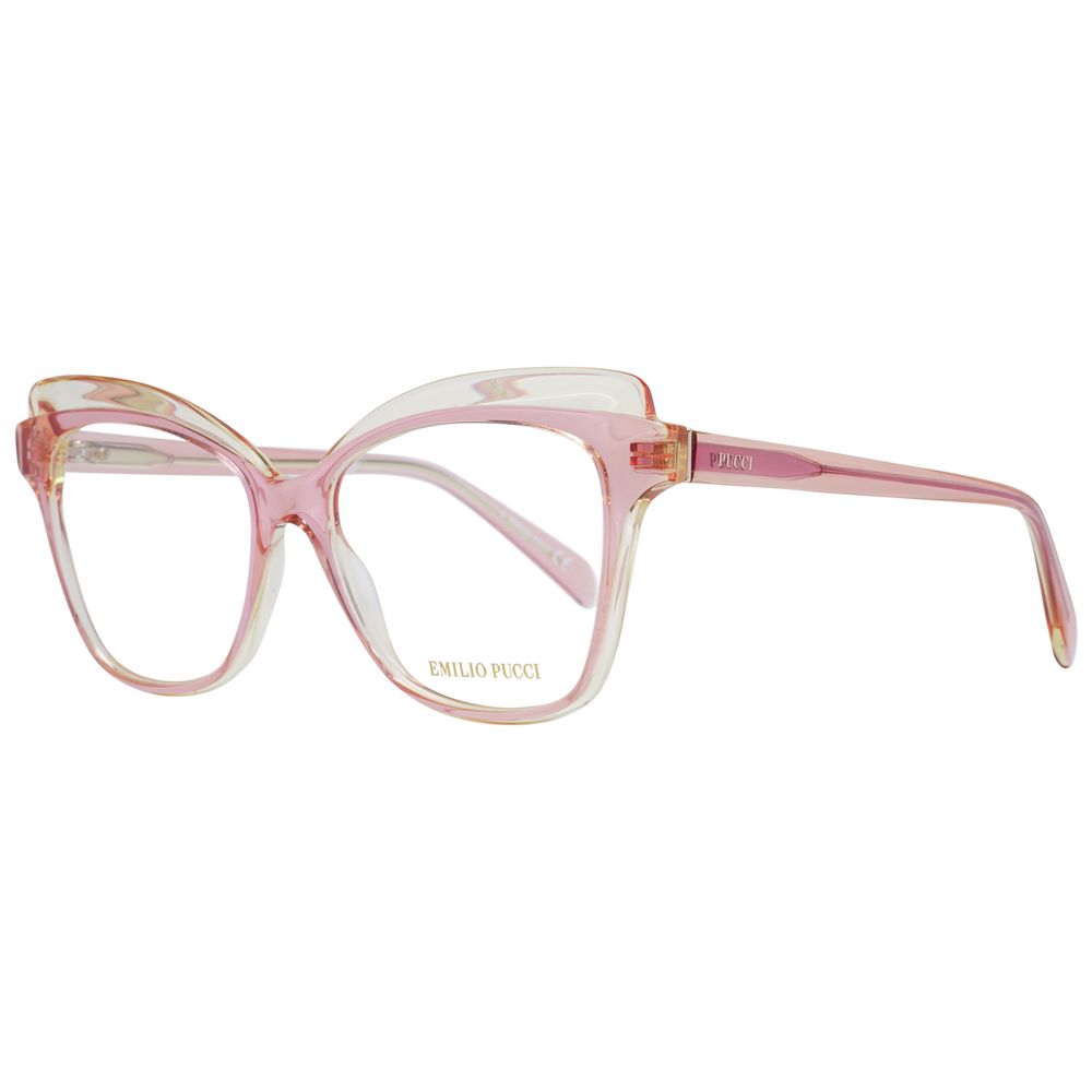 Emilio Pucci Pink Plastic Glasses Frames