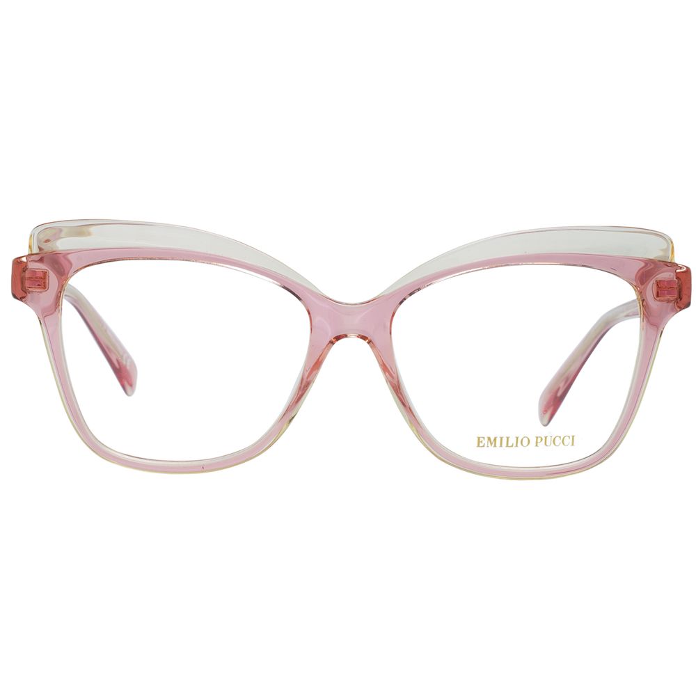 Emilio Pucci Pink Plastic Glasses Frames