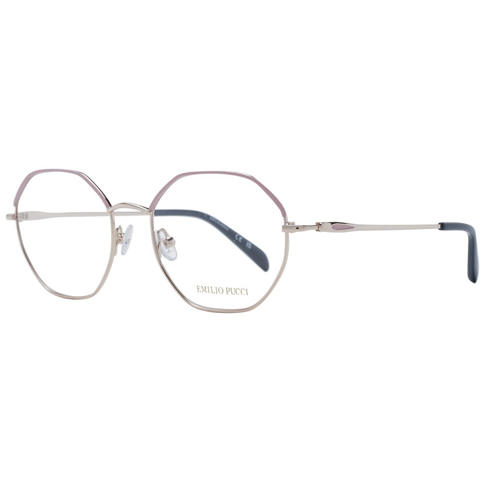 Emilio Pucci Pink Metal Glasses Frames