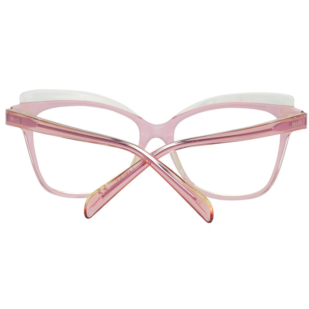 Emilio Pucci Pink Plastic Glasses Frames