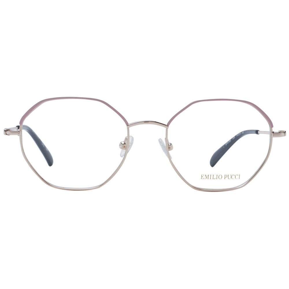 Emilio Pucci Pink Metal Glasses Frames