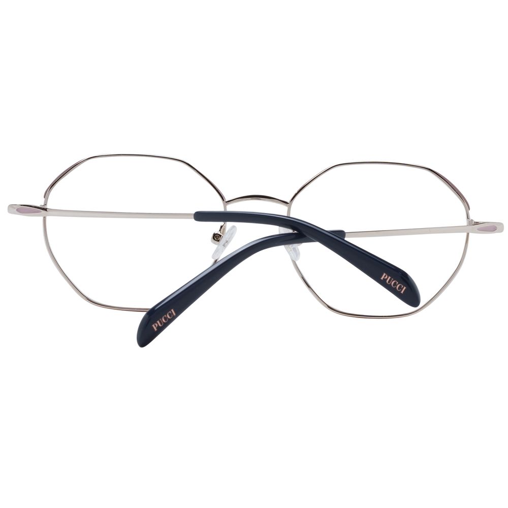 Emilio Pucci Pink Metal Glasses Frames