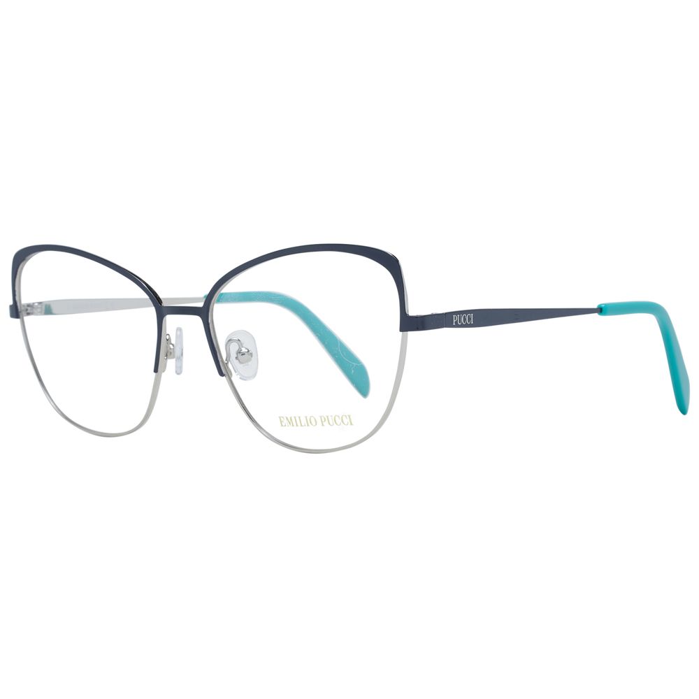 Emilio Pucci Blue Metal Glasses Frames