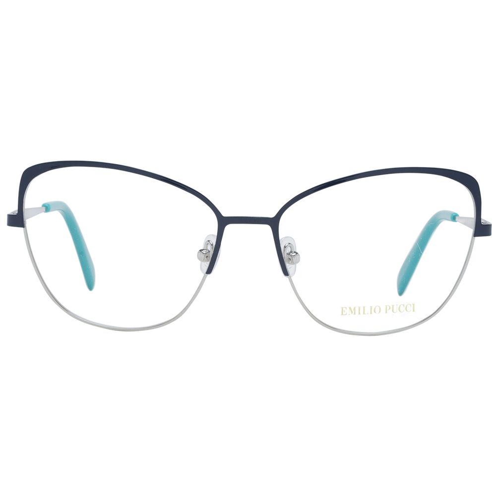 Emilio Pucci Blue Metal Glasses Frames
