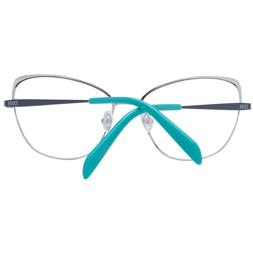 Emilio Pucci Blue Metal Glasses Frames