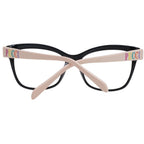Emilio Pucci black plastic glasses frames with sleek, modern design and subtle logo detailing on the temples.