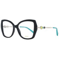 Emilio Pucci black plastic eyeglass frames with a sleek, modern design and rounded lenses.