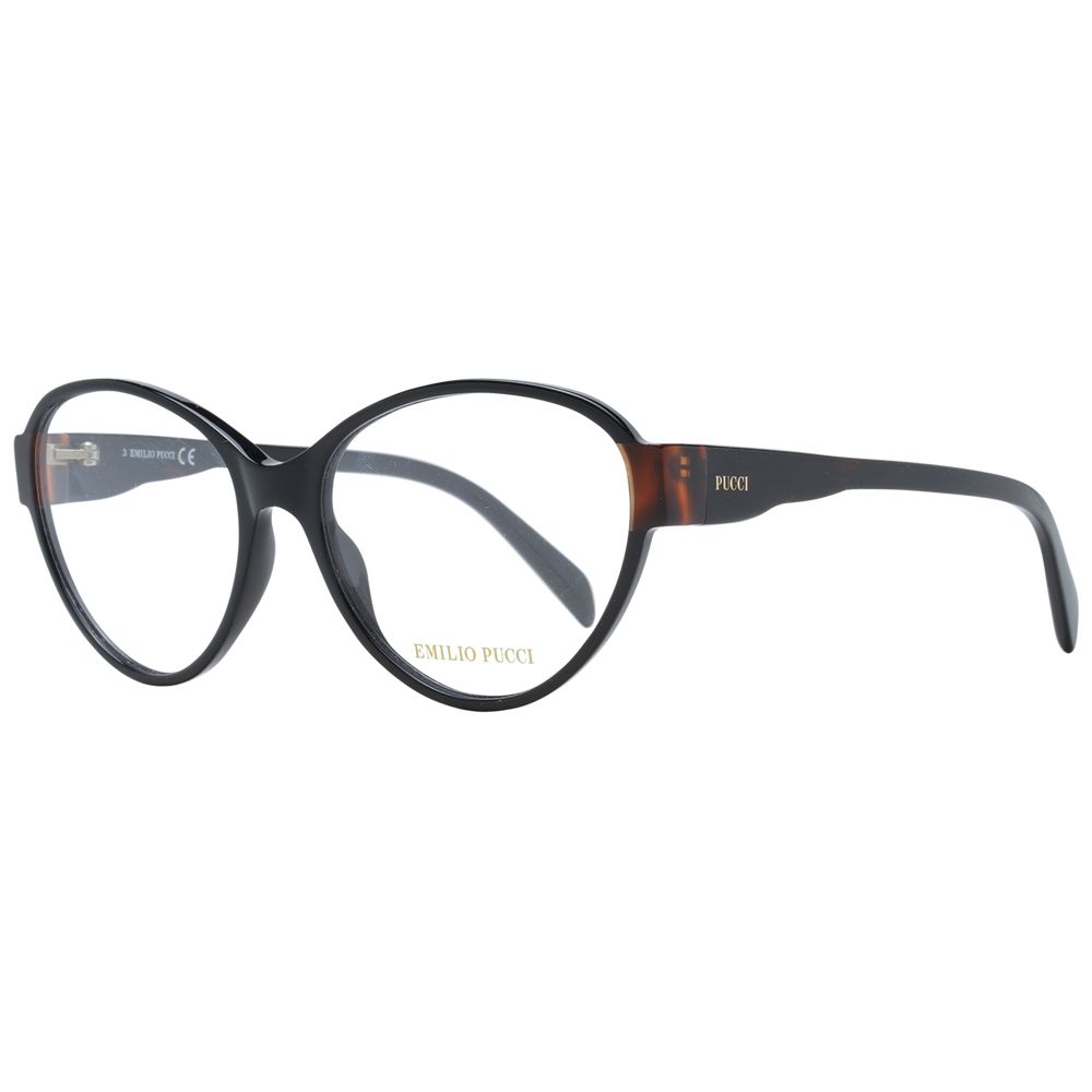 Emilio Pucci Black Plastic Glasses Frames