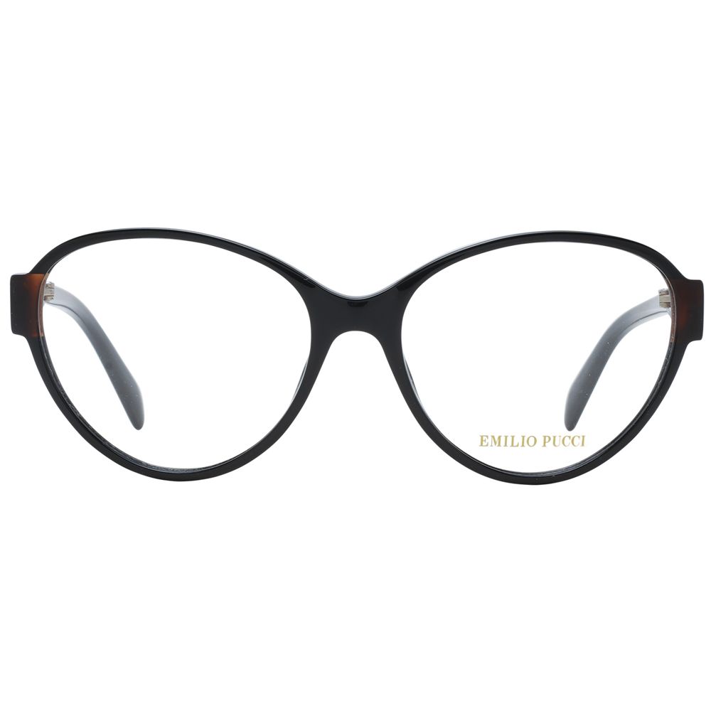 Emilio Pucci Black Plastic Glasses Frames
