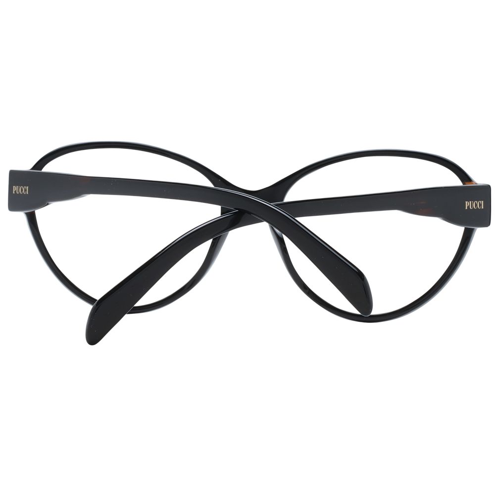 Emilio Pucci Black Plastic Glasses Frames