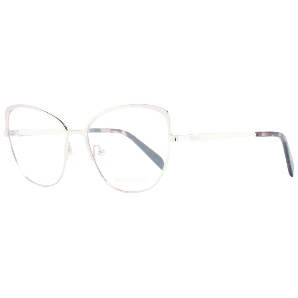 Emilio Pucci Rose Gold Metal Glasses Frames