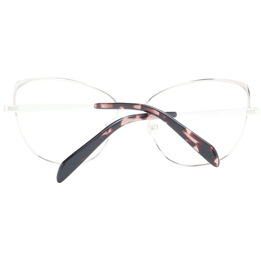Emilio Pucci Rose Gold Metal Glasses Frames