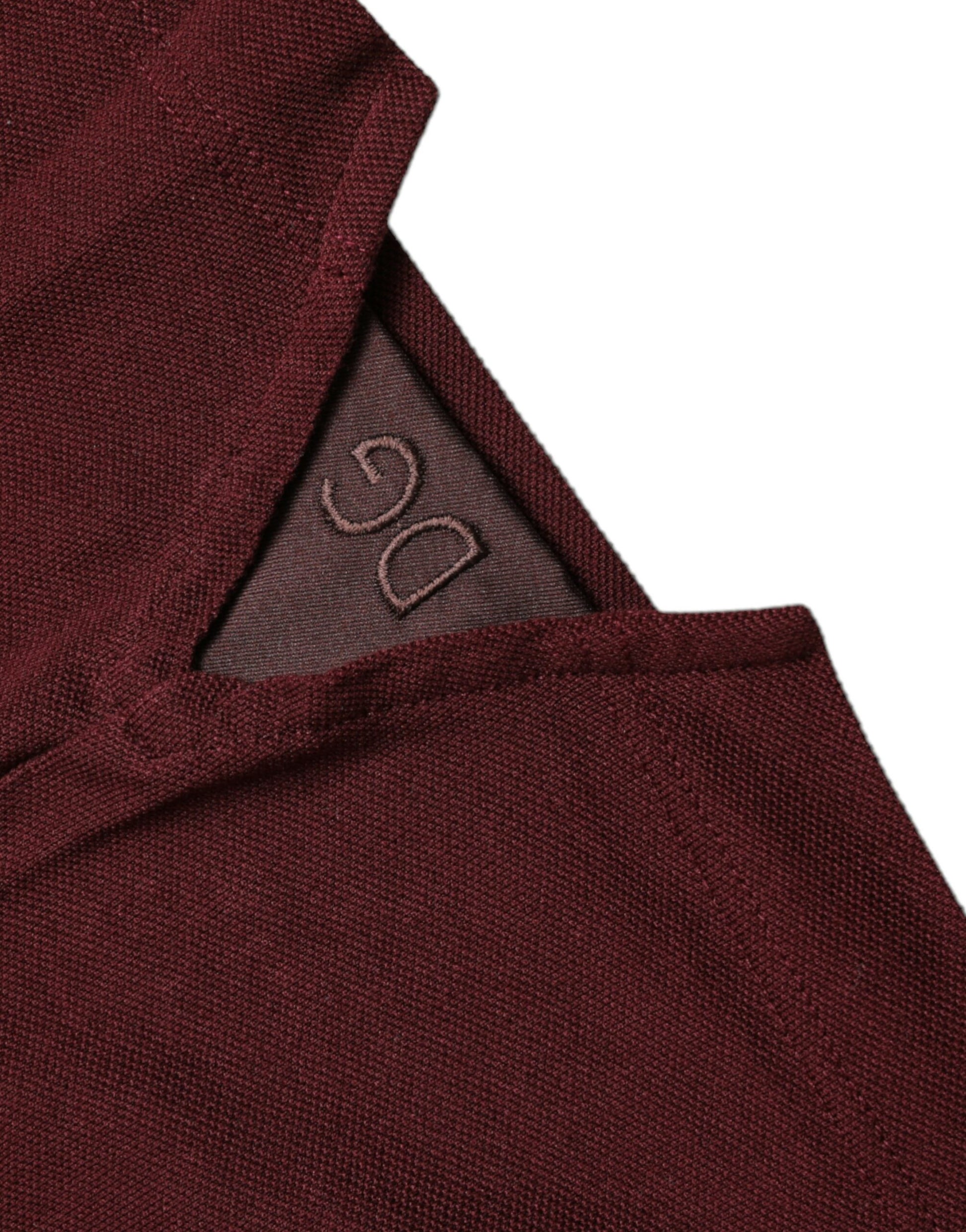 Dolce & Gabbana Maroon Collared Short Sleeves Polo T-shirt Dolce & Gabbana