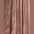 Dolce & Gabbana Light Lilac Pleated Lame Tulle One Shoulder Dress
