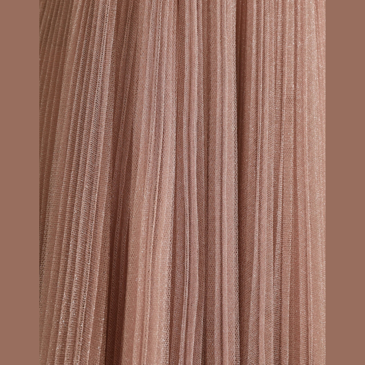 Dolce & Gabbana Light Lilac Pleated Lame Tulle One Shoulder Dress