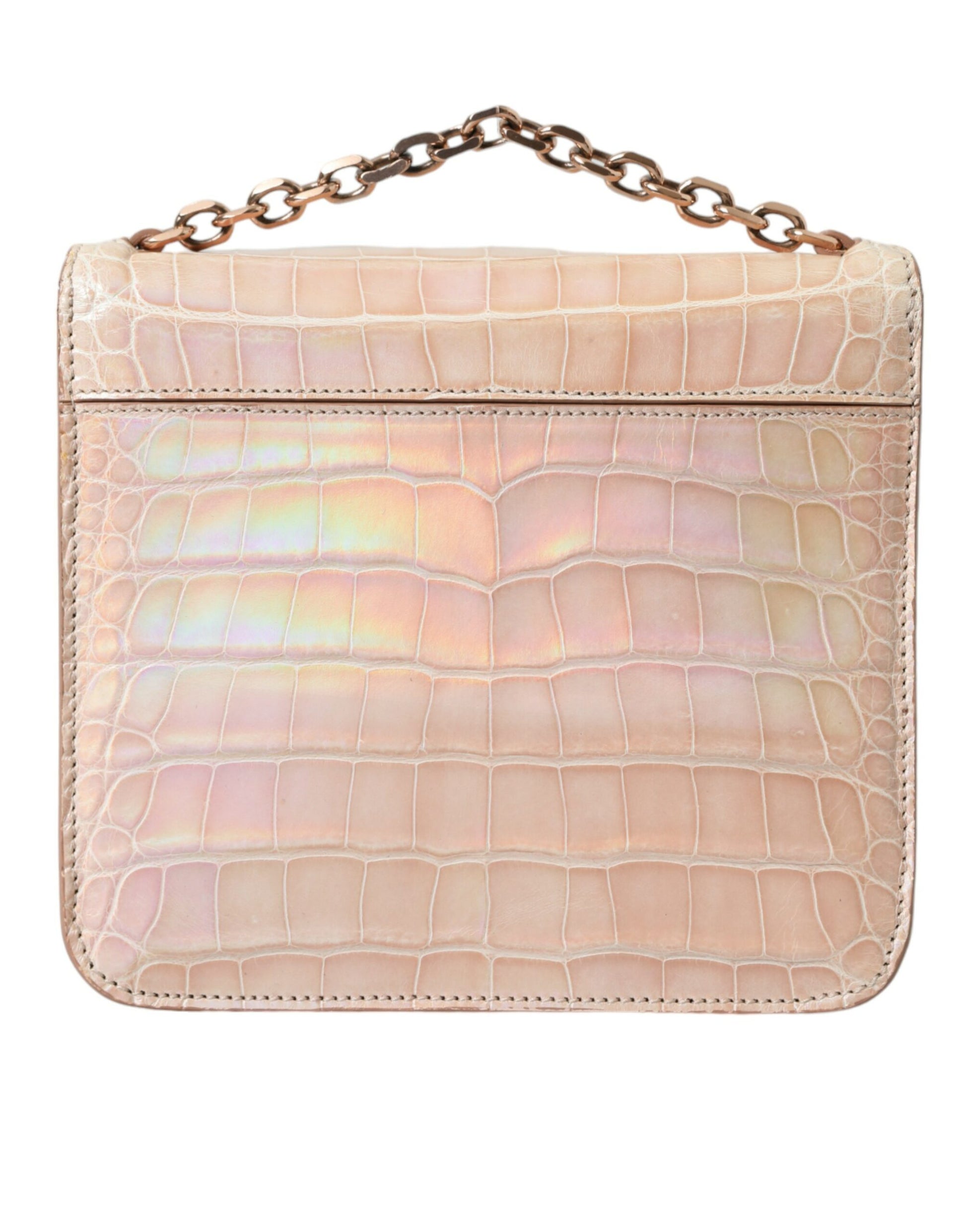 Balenciaga Beige Blue Agate Exotic Leather Gold Chain Purse Bag Balenciaga