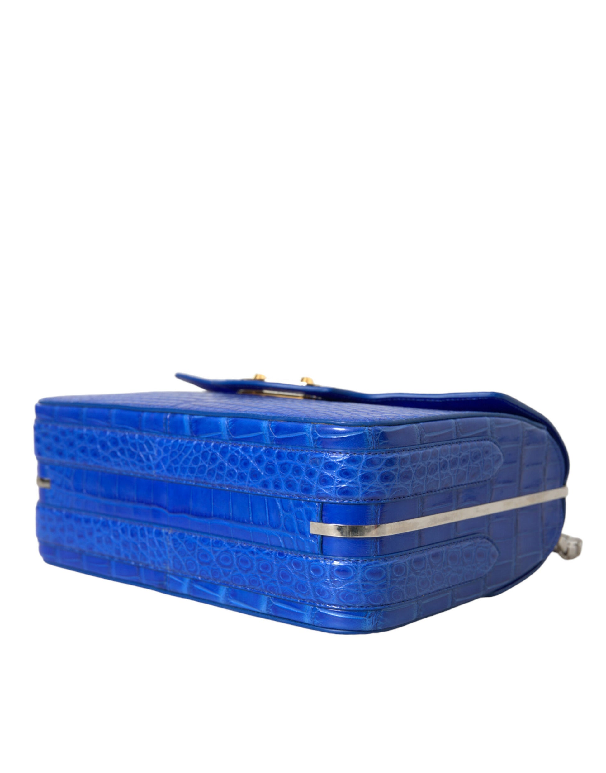 Balenciaga Blue Exotic Leather Neo Classic Small Shoulder Bag Balenciaga