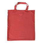 Prada Red Jersey Fabric Logo Shoulder Shopping Tote Bag