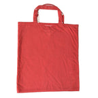 Prada Red Jersey Fabric Logo Shoulder Shopping Tote Bag