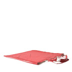 Prada Red Jersey Fabric Logo Shoulder Shopping Tote Bag