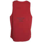 Dolce & Gabbana Red Leopard Print Sleeveless Tank T-shirt