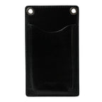Dolce & Gabbana Wallet Black Horse Leather Zip Logo Cross Body Phone Slot