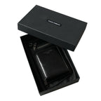 Dolce & Gabbana Wallet Black Horse Leather Zip Logo Cross Body Phone Slot