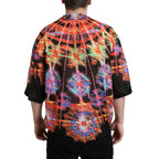 Dolce & Gabbana Multicolor Luminarie Print Cotton T-shirt