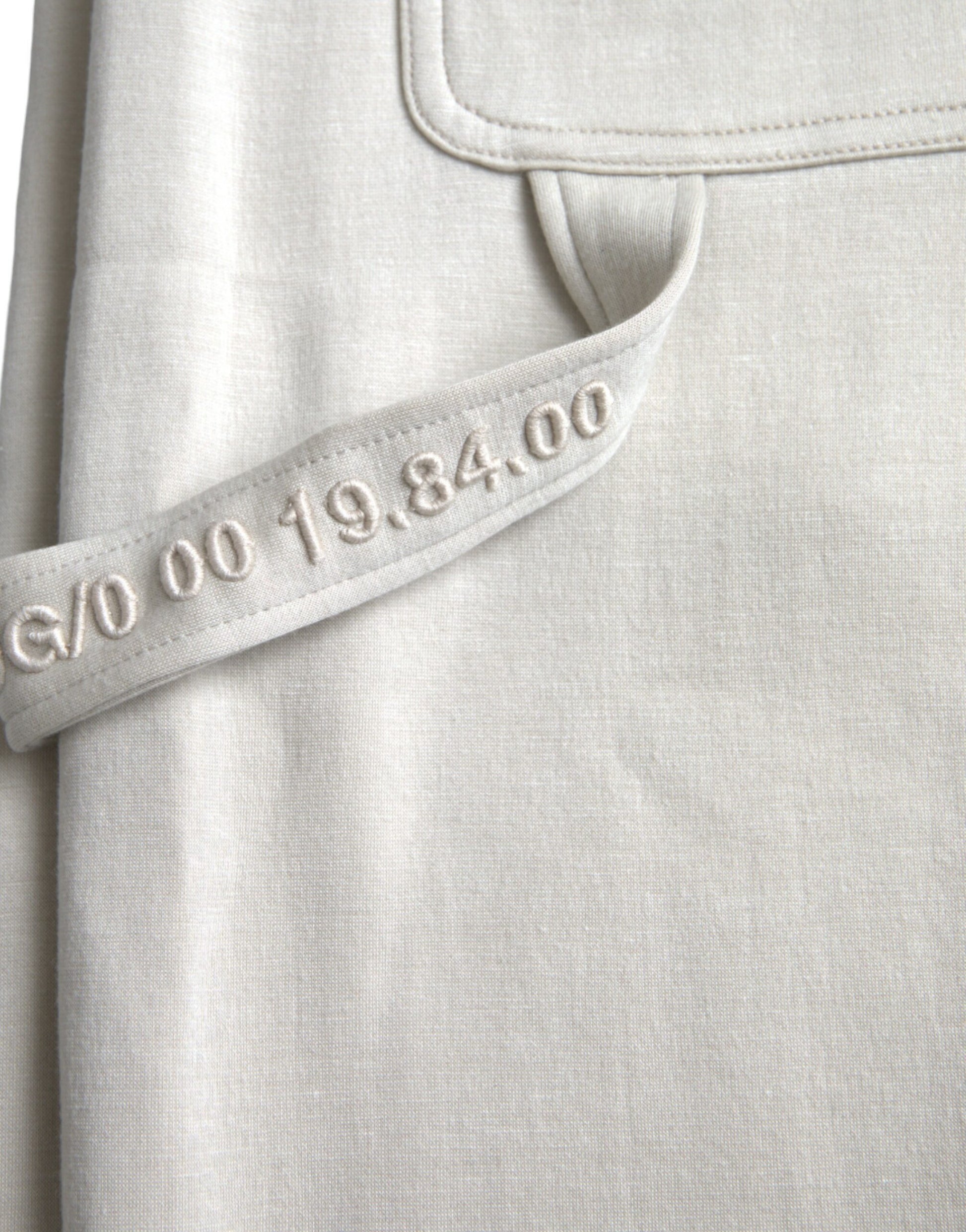 Dolce & Gabbana Off White Viscose Cargo Jogger Sweatpants Pants Dolce & Gabbana