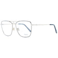Black metal glasses frames by Tod's, sleek and modern design with clear lenses, stylish eyewear for everyday wear.