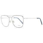 Black metal glasses frames by Tod's, sleek and modern design with clear lenses, stylish eyewear for everyday wear.