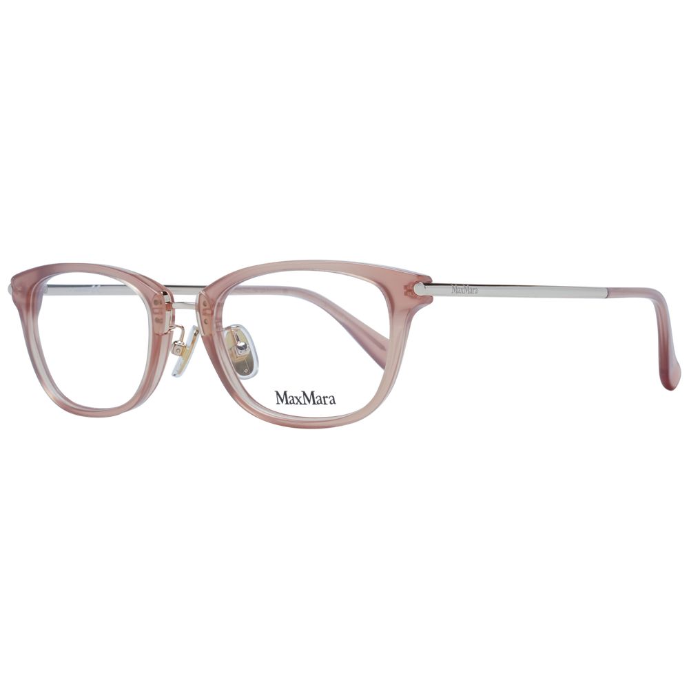 Max Mara Beige Plastic Glasses Frames