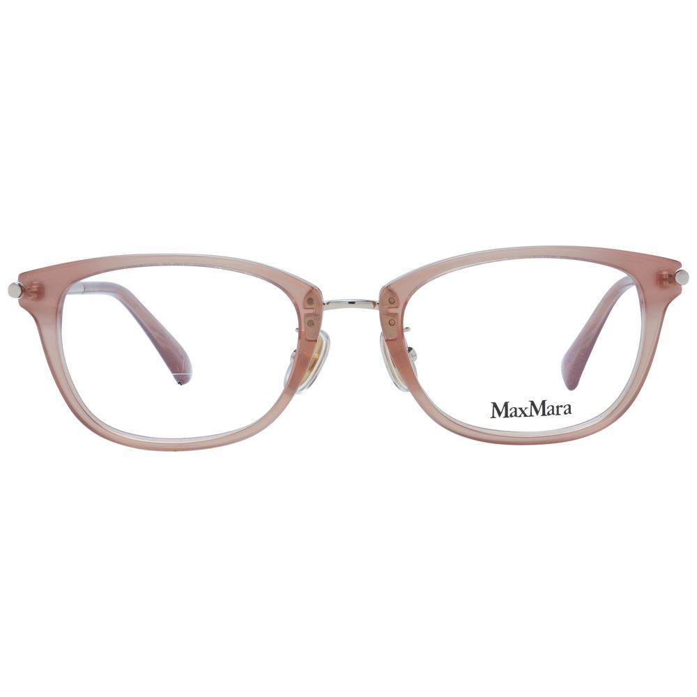 Max Mara Beige Plastic Glasses Frames