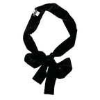 Dolce & Gabbana Black Viscose Wide Waist Women Belt