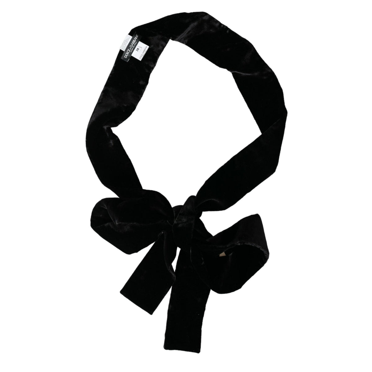 Dolce & Gabbana Black Viscose Wide Waist Women Belt