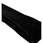 Dolce & Gabbana Black Viscose Wide Waist Women Belt