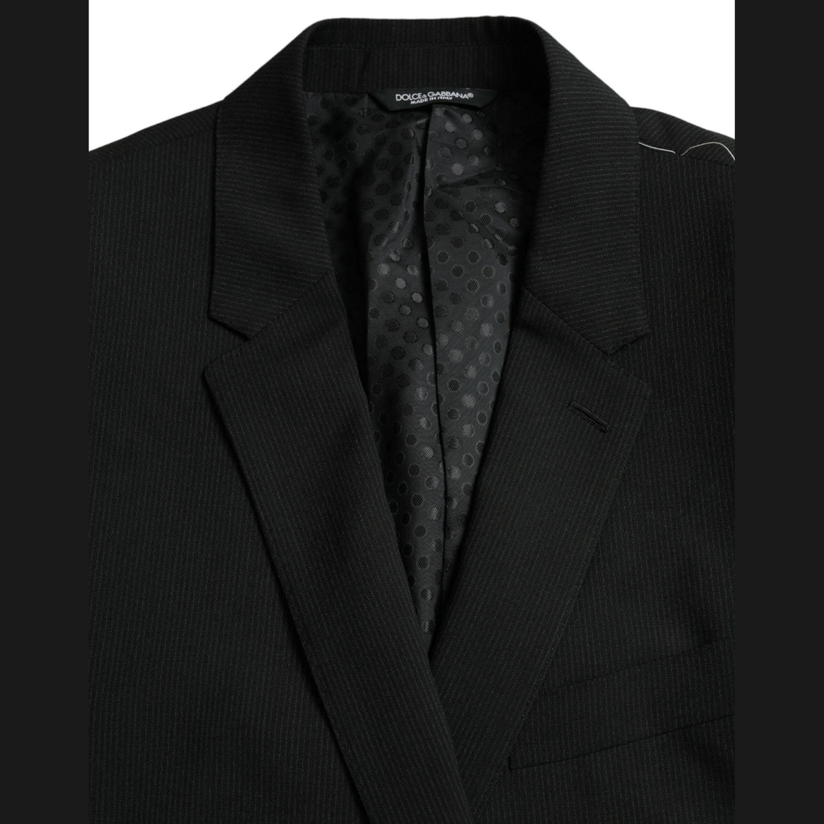 Dolce & Gabbana Blue MARTINI Shawl Single Breasted Blazer