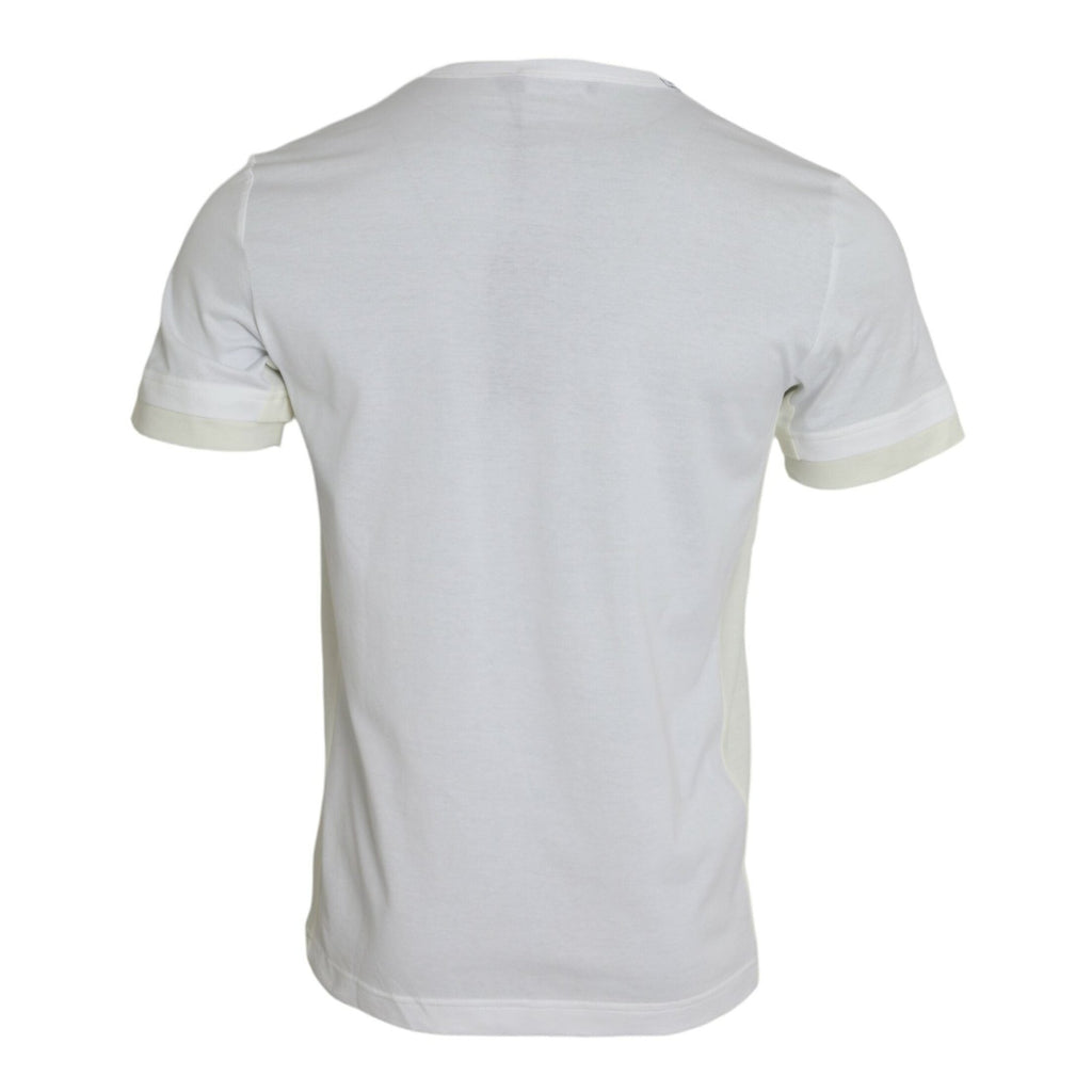 Dolce & Gabbana White Cotton Pocket Short Sleeves T-shirt