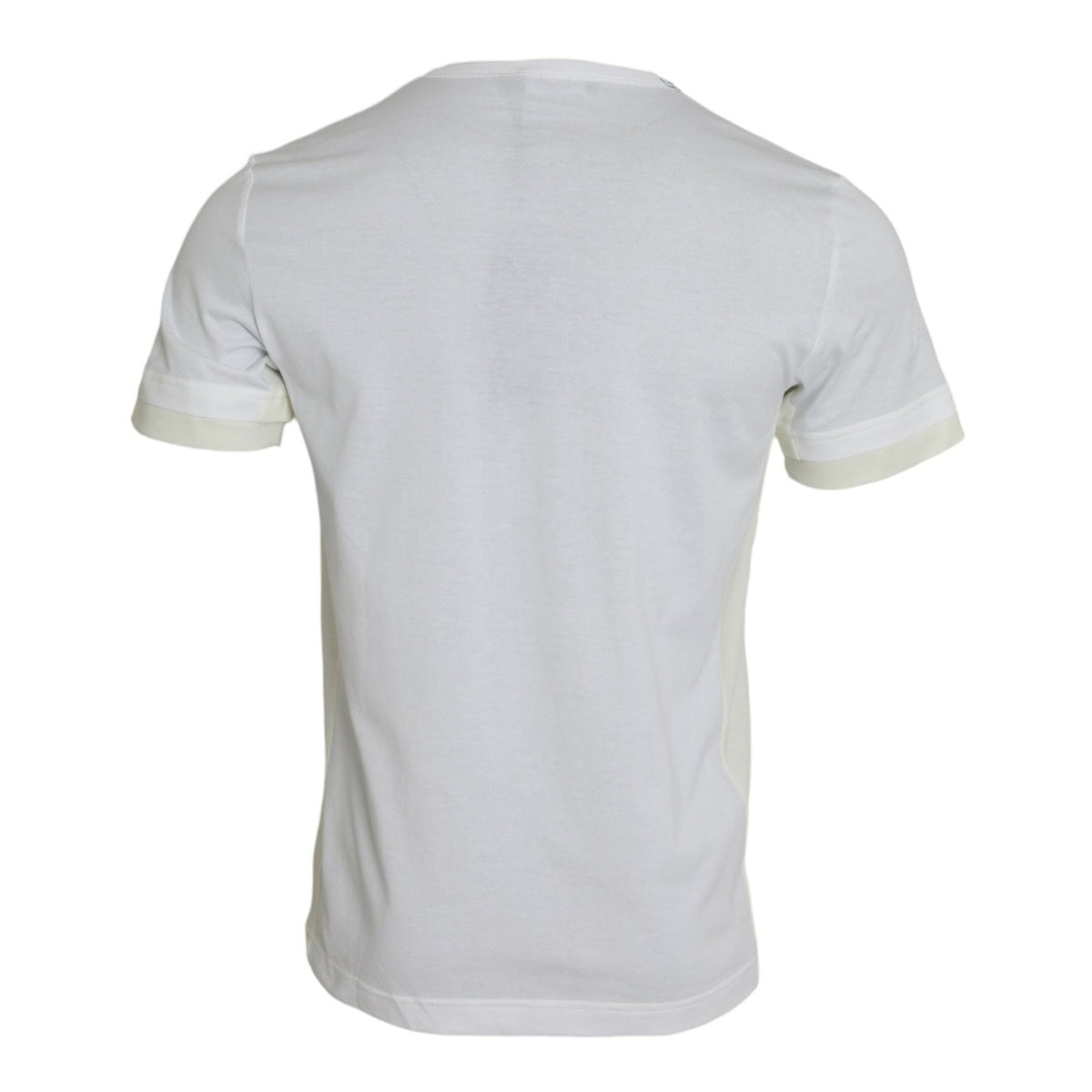 Dolce & Gabbana White Cotton Pocket Short Sleeves T-shirt