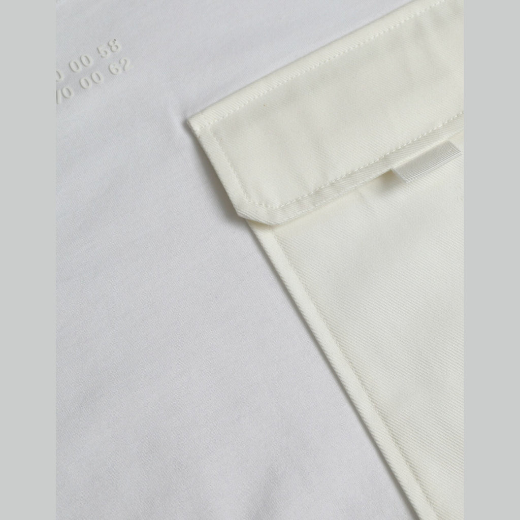 Dolce & Gabbana White Cotton Pocket Short Sleeves T-shirt