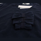 MARGHI LO' Blue 100% Lana Wool Blouse Top